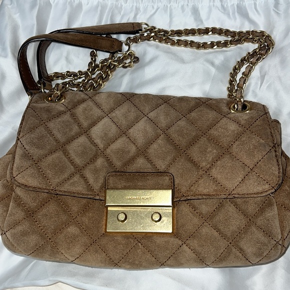 Michael Kors suede shoulder bag - Picture 2 of 16